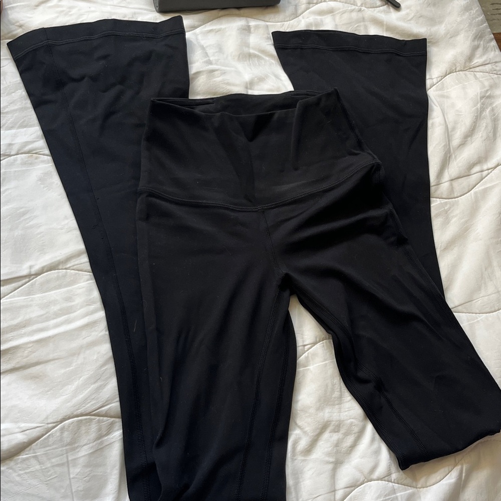 lululemon athletica black used wide leggings Pants
